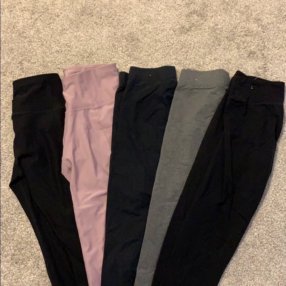 5 PAIR LEGGING BUNDLE! various brands and colors!